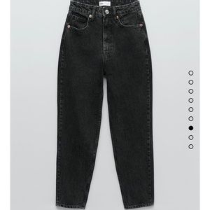 Zara mom jeans high rise